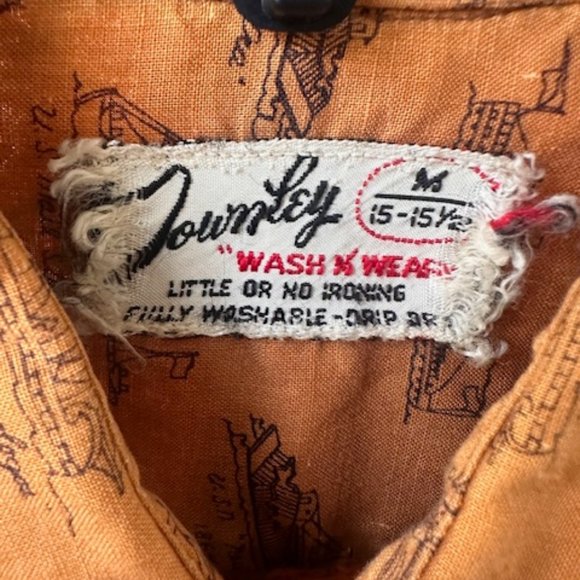 Vintage Mens Townley Long Sleeve button up Shirt - Picture 2 of 8
